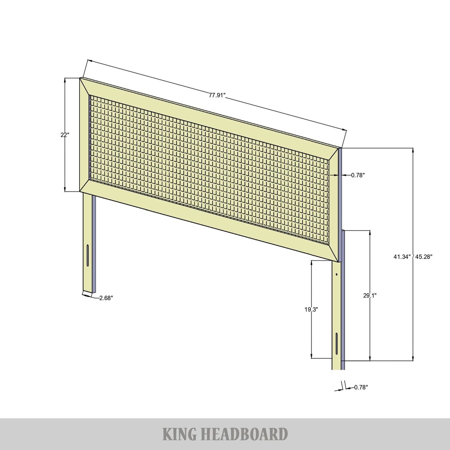 Classic Wooden Headboard