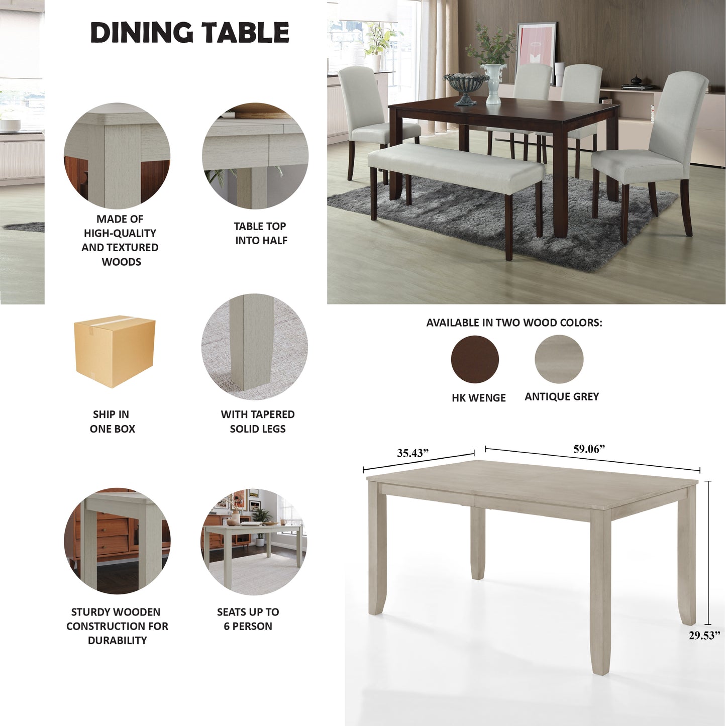 Simply Elegant Dining Table