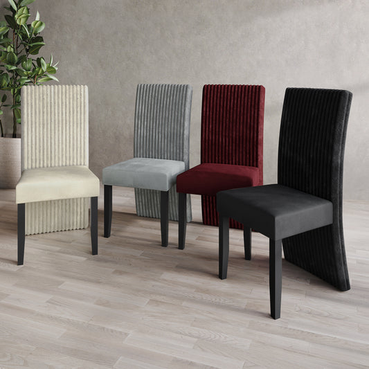 Nadjah Mid-Century Modern 4 Piece Dining Chair