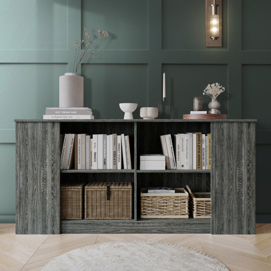 Simple Clean-Lines Wooden Sideboard