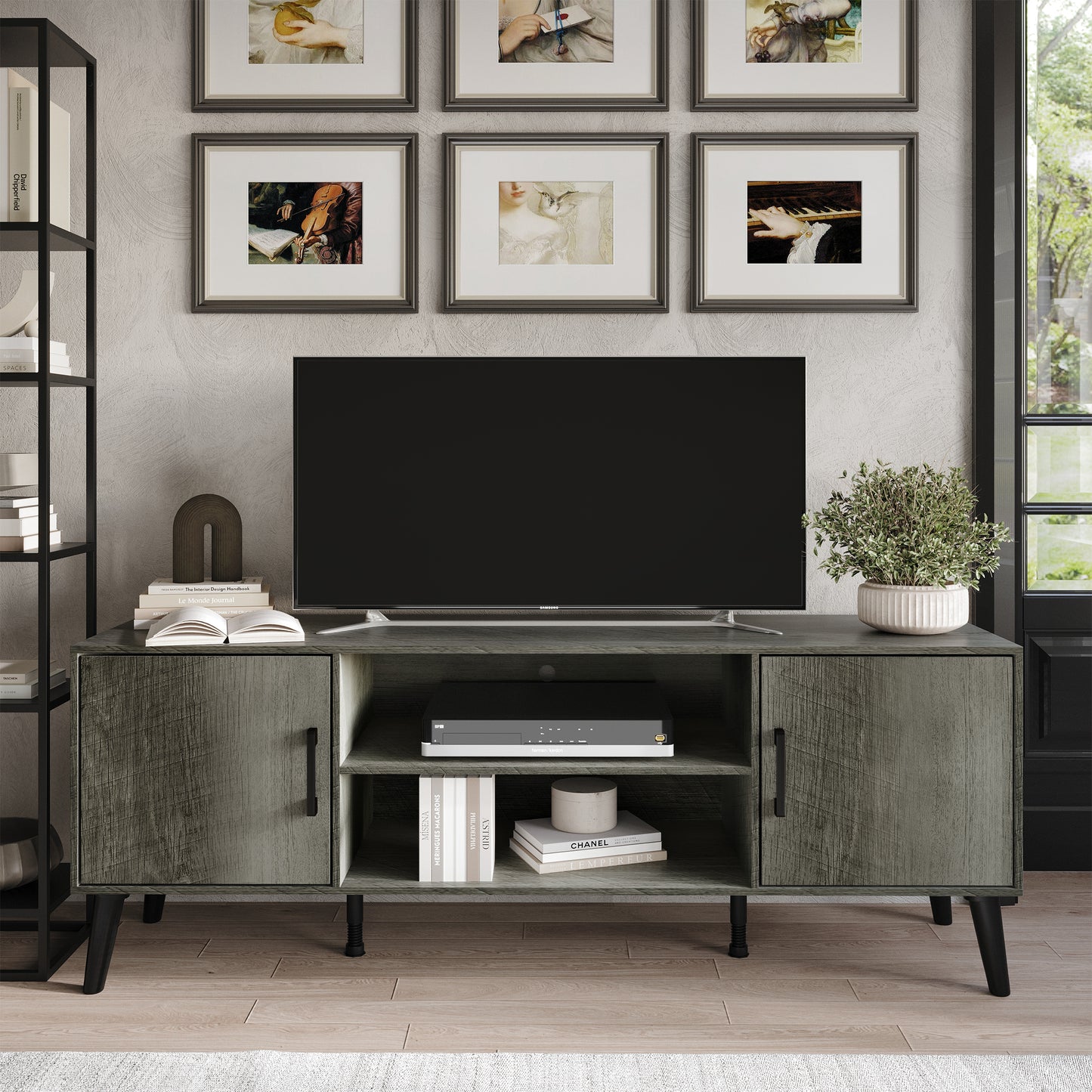 Classic 60-Inch TV Stand Console