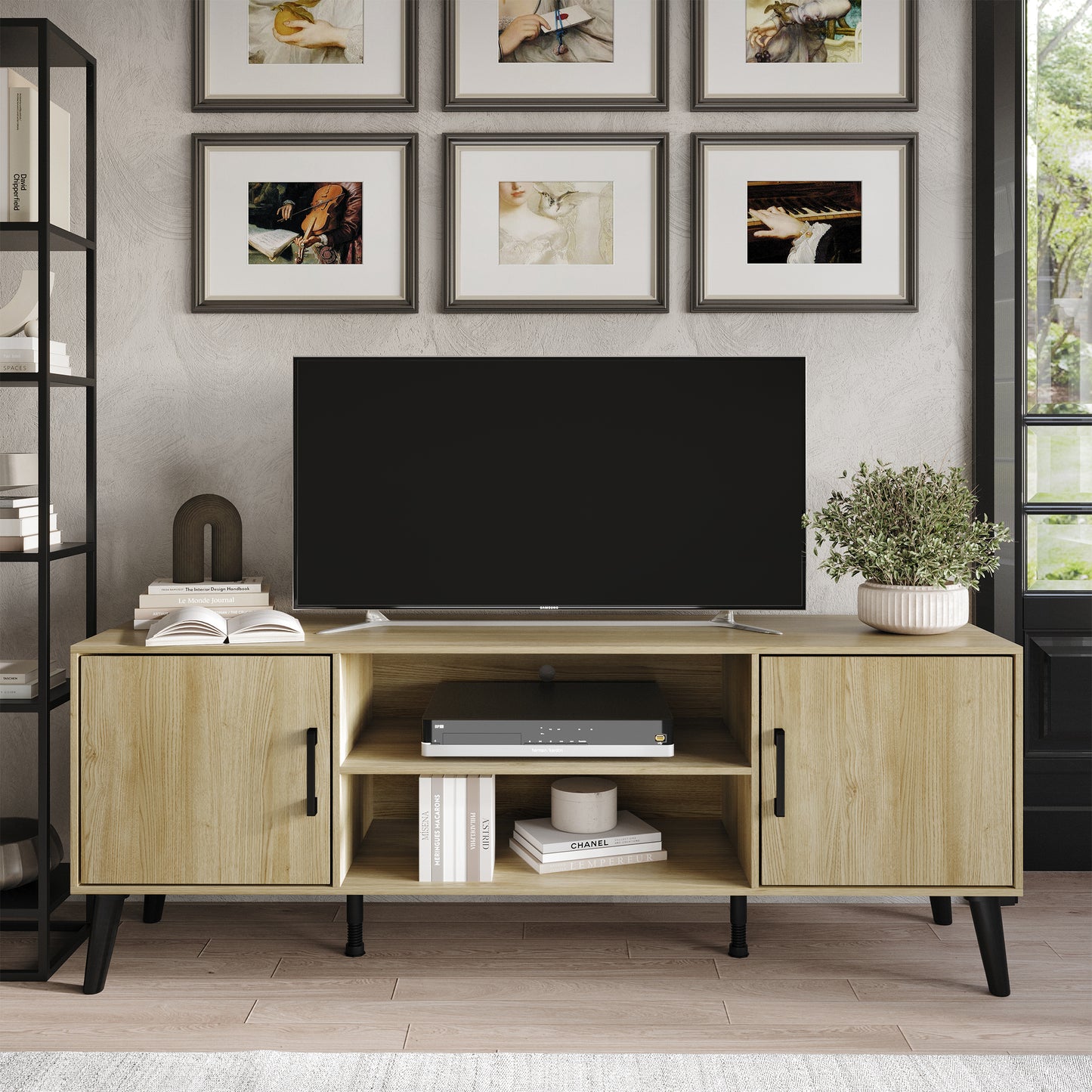 Classic 60-Inch TV Stand Console