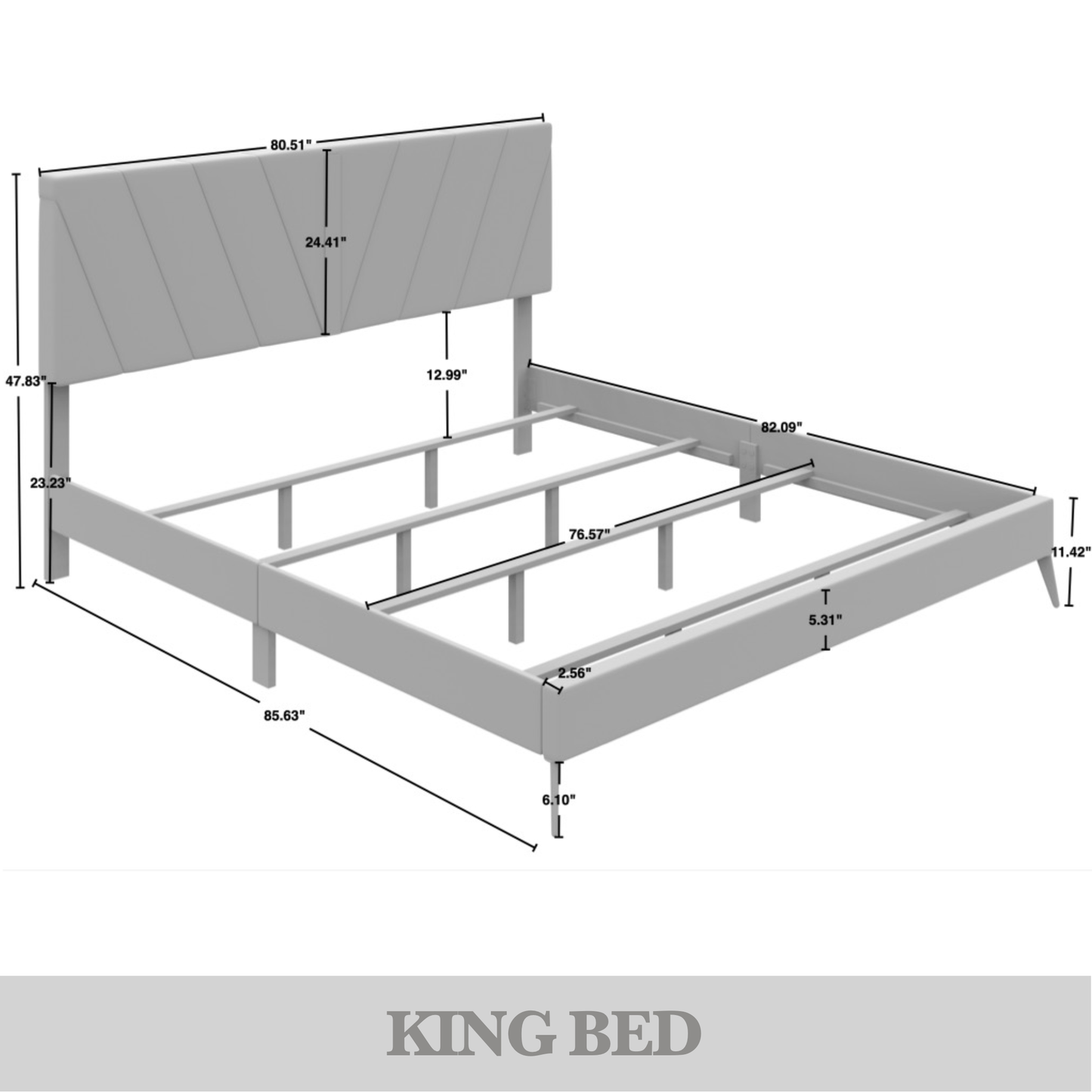 4 Piece Contemporary Bedroom Set