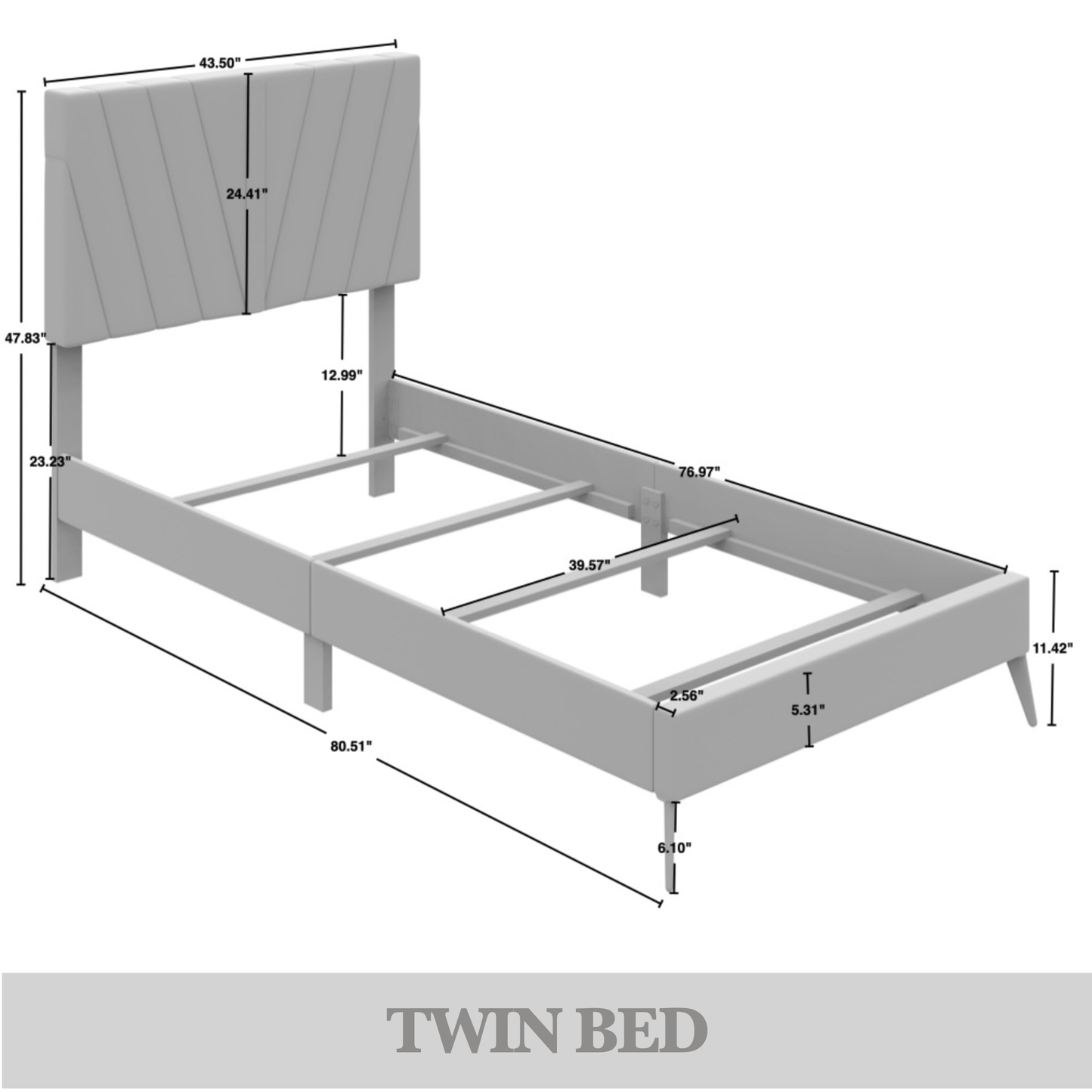 4 Piece Contemporary Bedroom Set