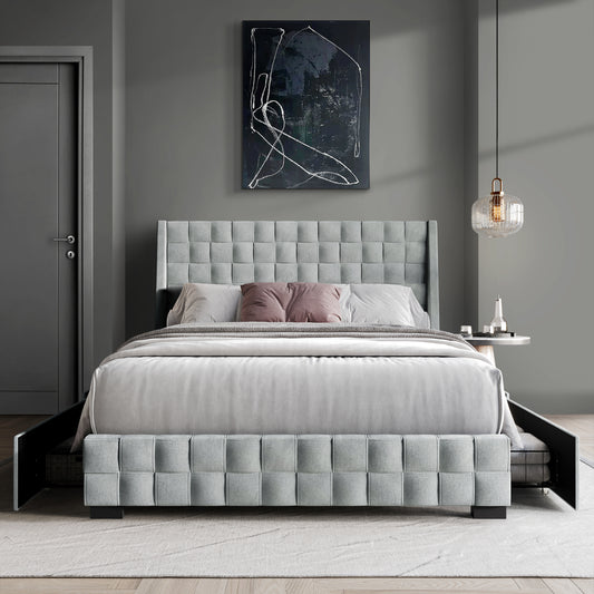 Dyisha Minimalist Platform Bed