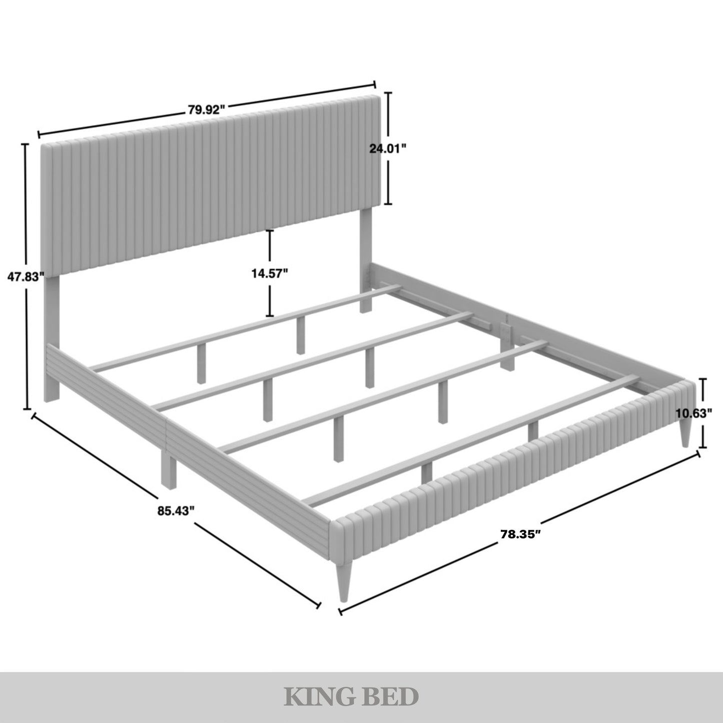 Casa Upholstered Bed Frame