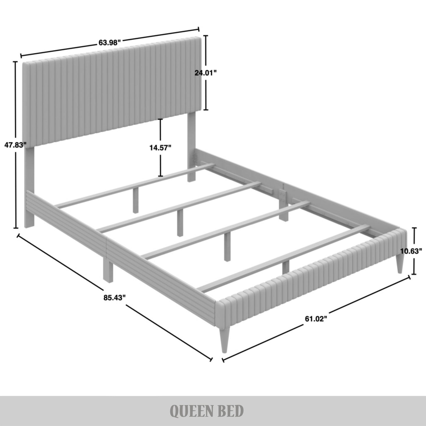 Casa Upholstered Bed Frame