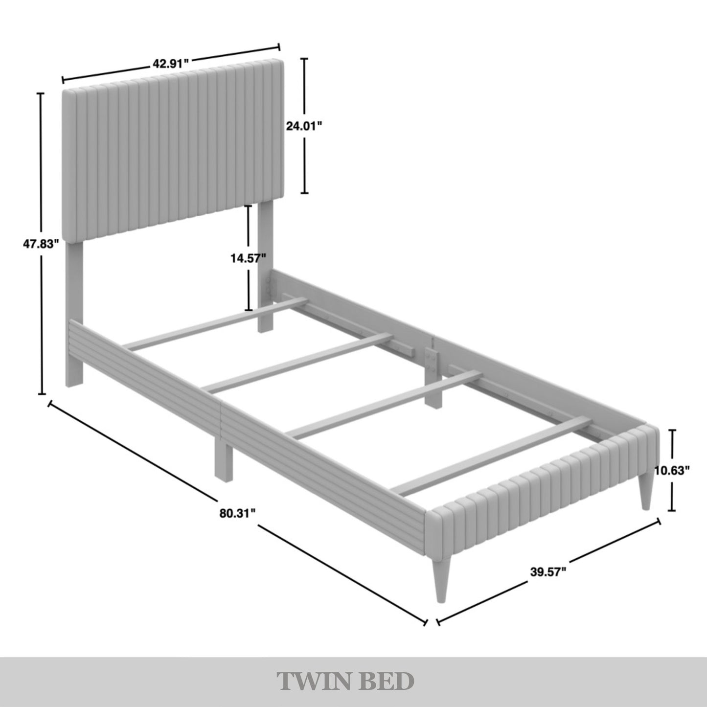 Casa Upholstered Bed Frame