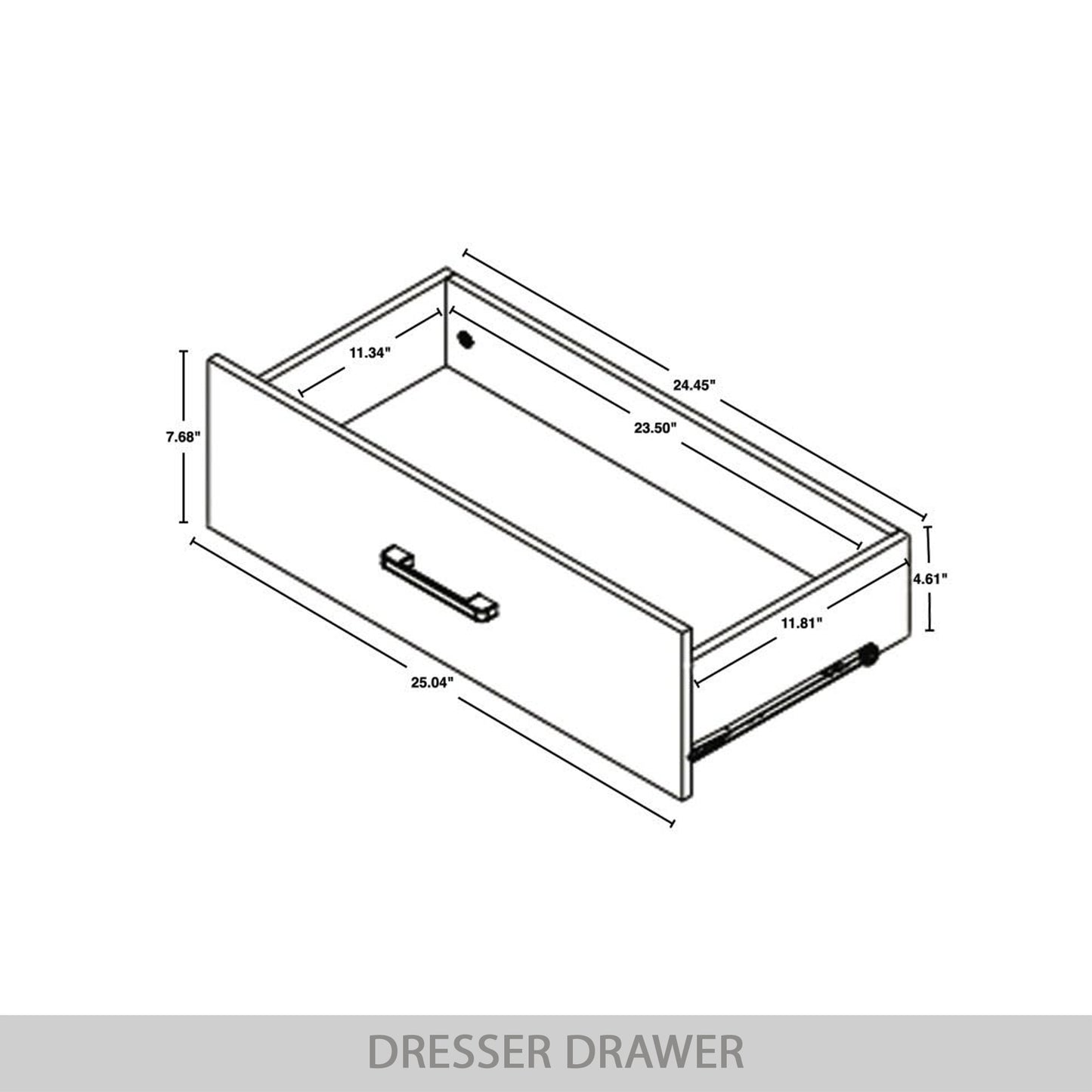 Classic Style 6-Drawers Wooden Dresser