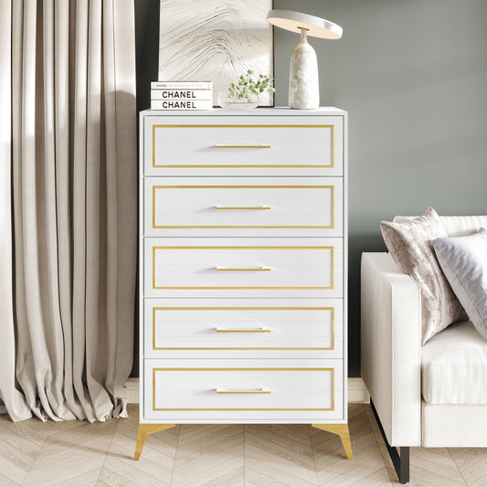 Contemporary Chest with 5 Drawers