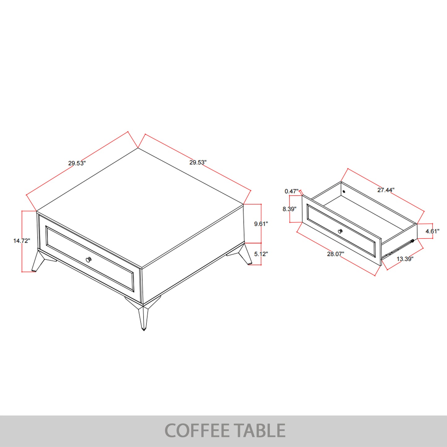 Contemporary Coffee Table