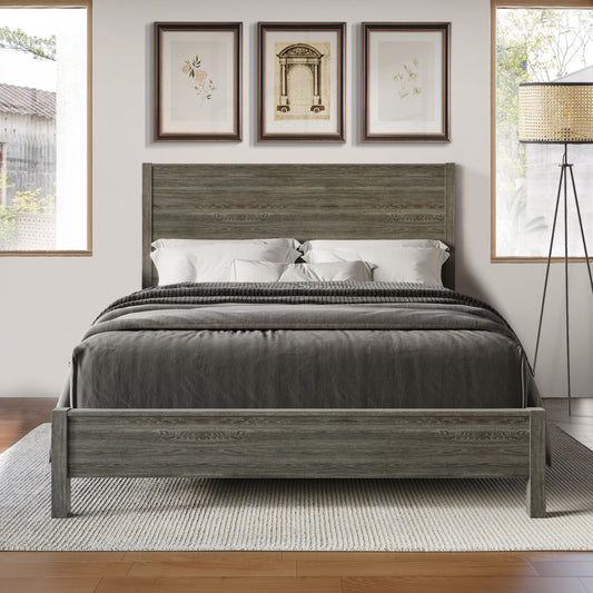 Chic and Vintage Wooden Bed