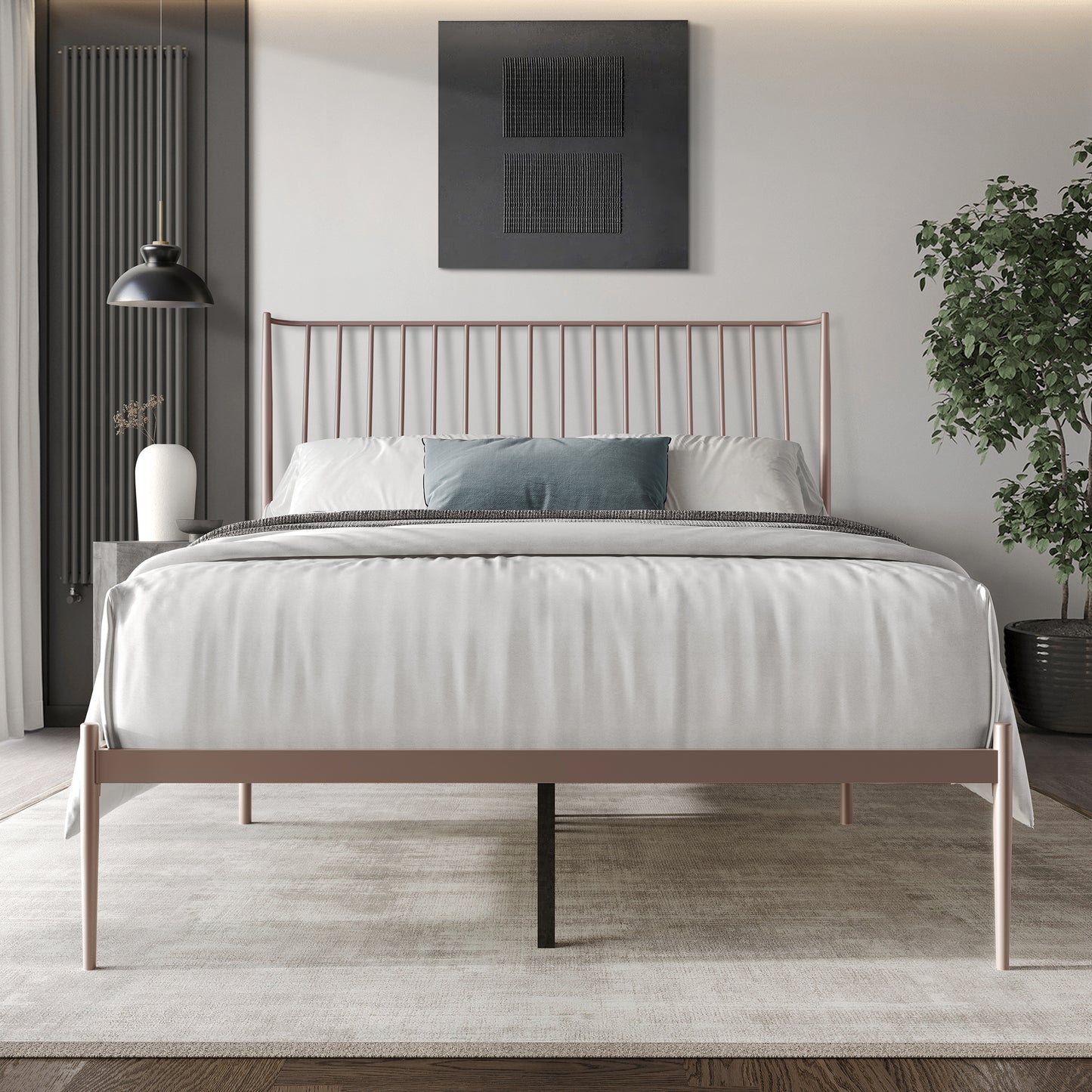 Elegance Metal Platform Bed