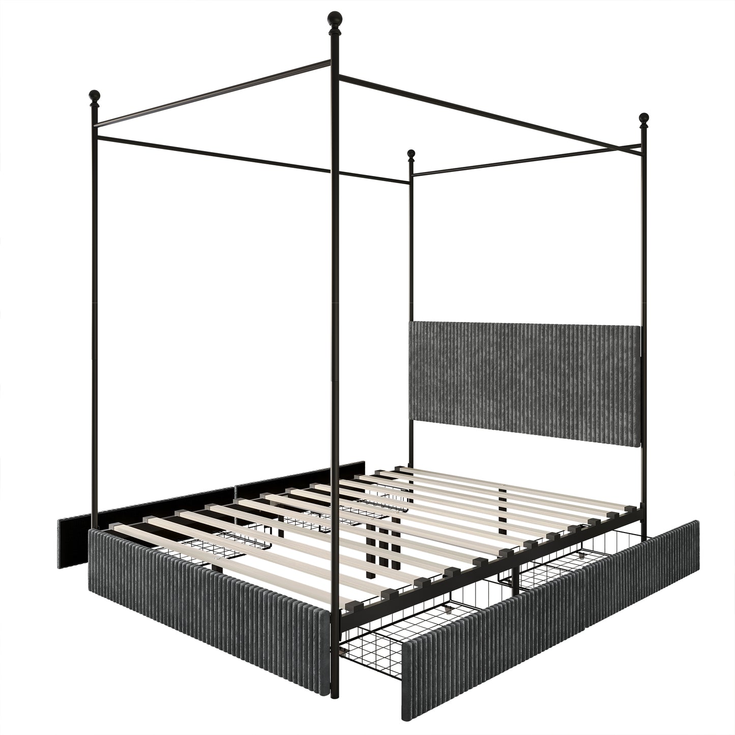 Lauriel Metal Canopy Bed