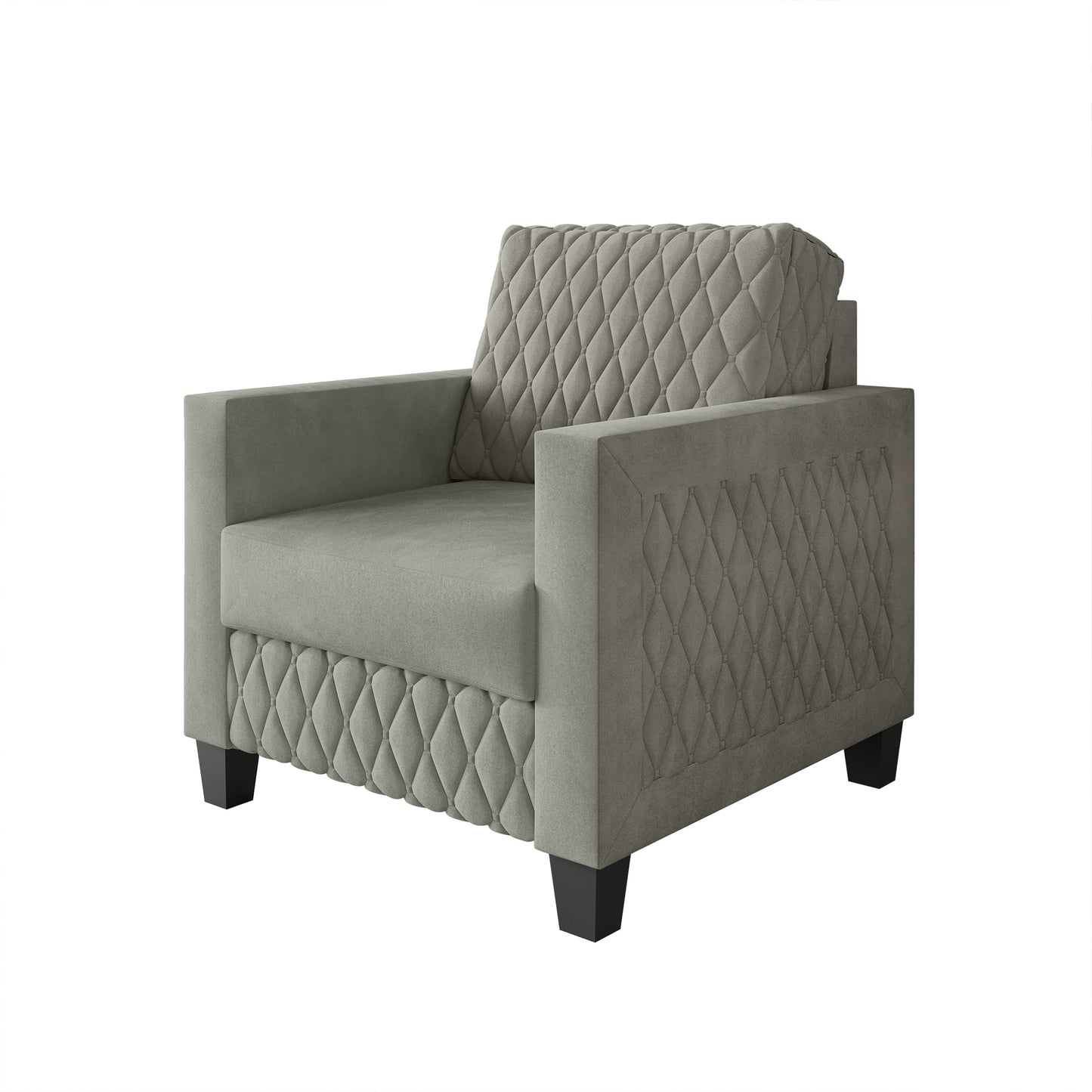 Luxury Velvet Upholstered Arm Chair